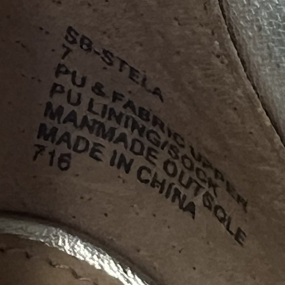 Blue By Betsey Johnson Silver Glitter Stela Pump Heels Size 7 - Picture 4 of 12